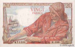 20 Francs PÊCHEUR FRANCE  1949 F.13.14