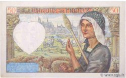 50 Francs JACQUES CŒUR FRANKREICH  1942 F.19.20 fST+