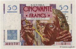 50 Francs LE VERRIER FRANKREICH  1946 F.20.01