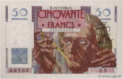 50 Francs LE VERRIER FRANCE  1946 F.20.01