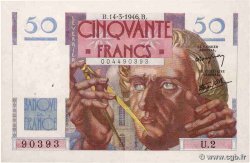 50 Francs LE VERRIER FRANCE  1946 F.20.01