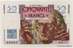 50 Francs LE VERRIER FRANKREICH  1946 F.20.02