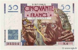 50 Francs LE VERRIER FRANCE  1946 F.20.02 XF+