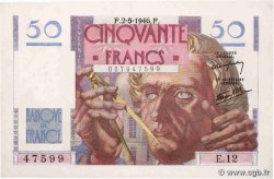 50 Francs LE VERRIER FRANCIA  1946 F.20.03
