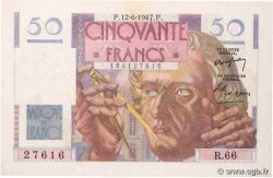 50 Francs LE VERRIER FRANCE  1947 F.20.08