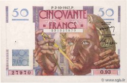 50 Francs LE VERRIER FRANCE  1947 F.20.09
