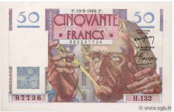 50 Francs LE VERRIER FRANCE  1949 F.20.12