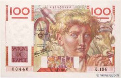 100 Francs JEUNE PAYSAN FRANCE  1947 F.28.13