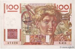 100 Francs JEUNE PAYSAN FRANCE  1951 F.28.30