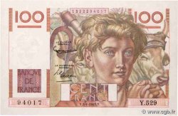 100 Francs JEUNE PAYSAN FRANCE  1953 F.28.35