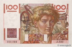 100 Francs JEUNE PAYSAN FRANCE  1953 F.28.36