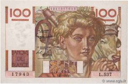 100 Francs JEUNE PAYSAN FRANCE  1953 F.28.36