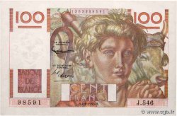 100 Francs JEUNE PAYSAN FRANCE  1953 F.28.37