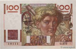 100 Francs JEUNE PAYSAN Numéro spécial FRANCE  1953 F.28.40