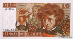 10 Francs BERLIOZ FRANCE  1976 F.63.18