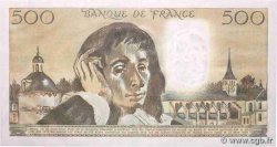 500 Francs PASCAL FRANKREICH  1981 F.71.25 fST