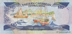 10 Dollars EAST CARIBBEAN STATES  1985 P.23l F