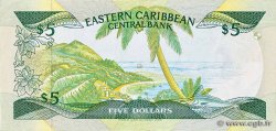 5 Dollars EAST CARIBBEAN STATES  1986 P.18l VF+