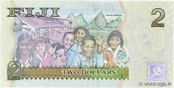 2 Dollars FIJI  2007 P.109a VF+
