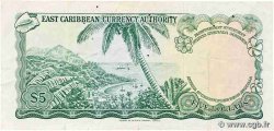 5 Dollars EAST CARIBBEAN STATES  1965 P.14h BC