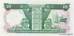 10 Dollars HONGKONG  1988 P.191b fVZ