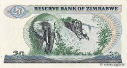 20 Dollars ZIMBABWE  1983 P.04c VF+