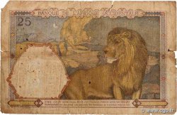 25 Francs FRENCH WEST AFRICA  1933 P.22 P