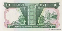 10 Dollars HONG KONG  1990 P.191c TTB