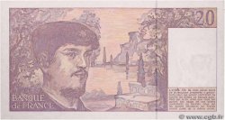 20 Francs DEBUSSY à fil de sécurité FRANCE  1991 F.66bis.02 SUP