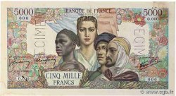 5000 Francs EMPIRE FRANÇAIS Spécimen FRANCE  1942 F.47.01Sp XF-
