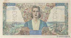 5000 Francs EMPIRE FRANÇAIS Spécimen FRANCE  1942 F.47.01Sp XF-