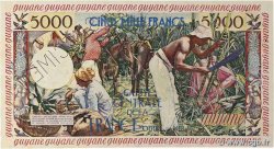 5000 Francs antillaise Spécimen FRENCH GUIANA  1960 P.28s SPL