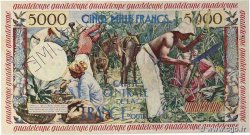 5000 Francs antillaise Spécimen GUADELOUPE  1960 P.40s SPL