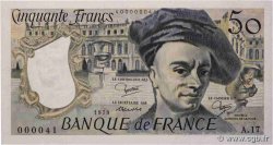 50 Francs QUENTIN DE LA TOUR Petit numéro FRANCE  1979 F.67.05A17 NEUF