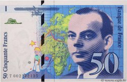 50 Francs SAINT-EXUPÉRY Mouton décalé Fauté FRANCE  1992 F.72F2.01 NEUF
