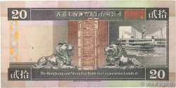 20 Dollars HONG-KONG  1993 P.201a BC+