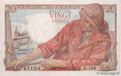 20 Francs PÊCHEUR FRANCE  1949 F.13.14