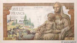 1000 Francs DÉESSE DÉMÉTER FRANCE  1943 F.40.20 pr.SPL