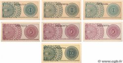 1, 5 et 10 Sens INDONESIA  1964 P.090, P.091 et P.092 UNC