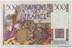 500 Francs CHATEAUBRIAND FRANCE  1952 F.34.10 VF+