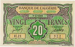 20 Francs ALGERIA  1948 P.103