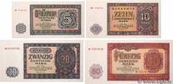 5 au 50 Deutsche Mark Lot GERMAN DEMOCRATIC REPUBLIC  1955 P.17a au P.20a