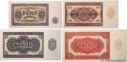 5 au 50 Deutsche Mark Lot GERMAN DEMOCRATIC REPUBLIC  1955 P.17a au P.20a UNC