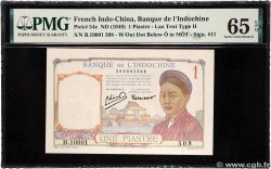 1 Piastre Numéro radar INDOCHINE FRANÇAISE  1949 P.054e NEUF