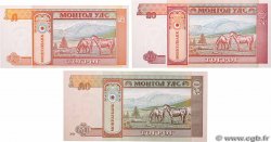 5, 20 et 50 Tugrik Lot MONGOLIE  1993 P.53, P.55 et  P.56 NEUF