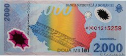 2000 Lei Commémoratif RUMANIA  1999 P.111a FDC