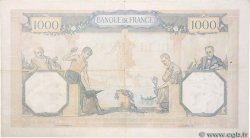 1000 Francs CÉRÈS ET MERCURE type modifié FRANCE  1937 F.38.06 TTB