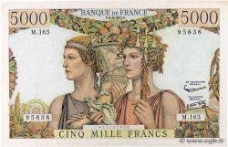5000 Francs TERRE ET MER FRANCE  1957 F.48.15 VF
