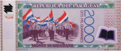 2000 Guaranies PARAGUAY  2008 P.228a NEUF