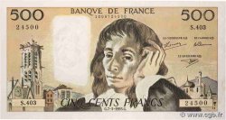 500 Francs PASCAL FRANCE  1993 F.71.51 SPL+